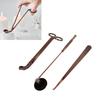3pcs Candle Accessory Set Stainless Steel Care Kit 3 In 1 Bronze Scented Candles Trimmer Set