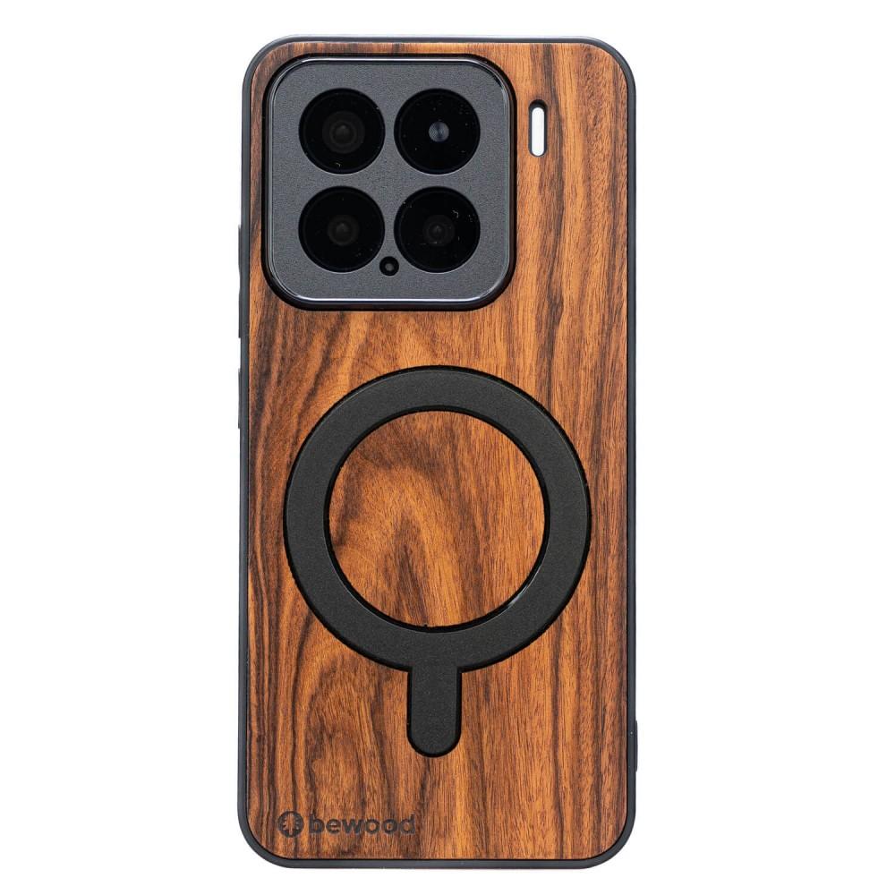 Bewood wooden case for Xiaomi 15 rosewood santos with MagSafe