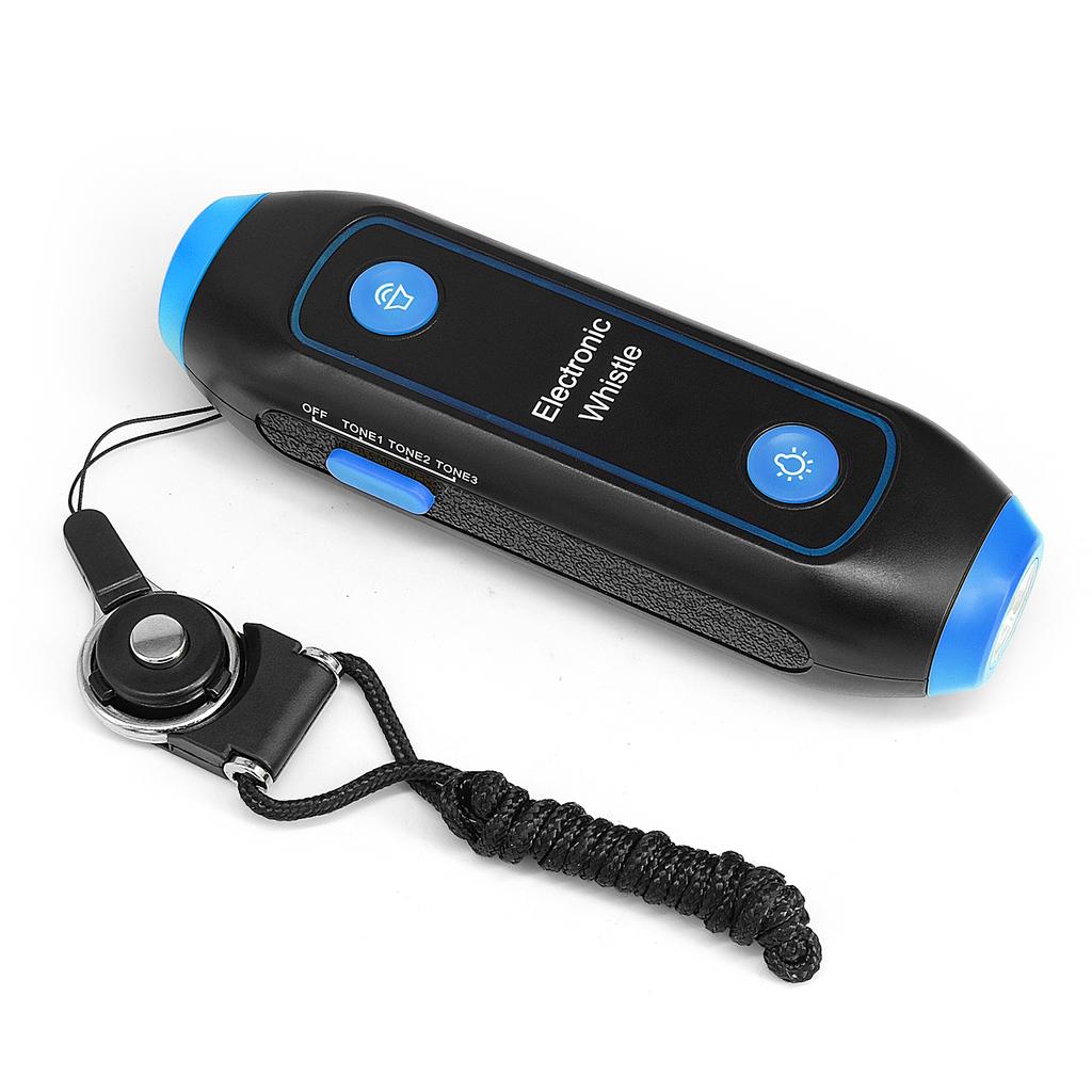 Elektronische Pfeife Handheld Elektrische Pfeife mit Lanyard SOS-Licht Taschenlampe für Schiedsrichter Sportunterricht. Lehrer