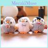 Cute Cartoon Penguin Pendant Plush Keychain Material Bag Charm Doll Accessories