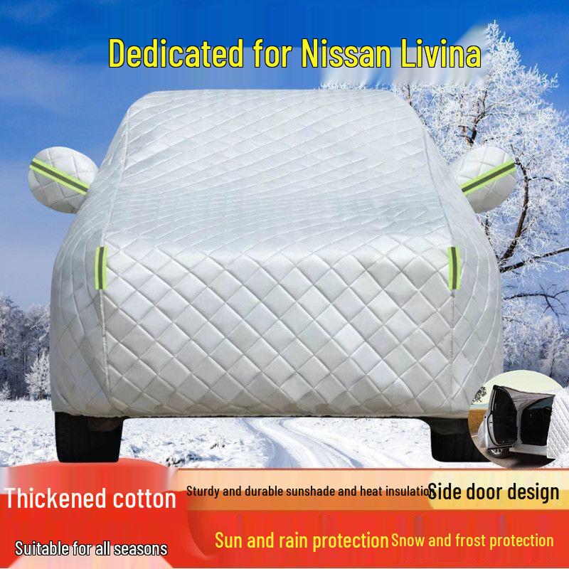 Nissan Livina Car Cover: Sun, Rain, and Dust Protection with Insulated, Thick Fabric.