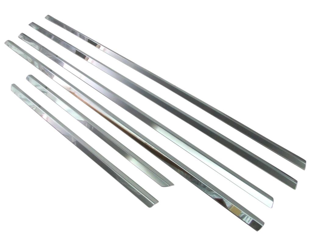 BRIGHTZ Nerezové lišty oken s povrchovou úpravou Ultra-Mirror pro Land Cruiser (6dílná sada) 200/202 (UZJ200W, URJ202W, UZJ200, URJ202, UZJ, URJ, J200,