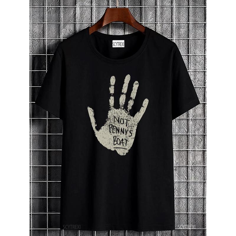 T-Shirt Druck Nicht Pennys Boot T-Shirt Retro TV Dharma Initiative Sci-Fi Lost Klassisch Schwarz Vintage Gewaschen Leicht Unisex Vielseitig Atmungsaktiv Mann