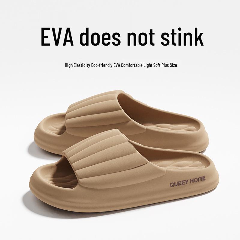 Stepping-on-Clouds: Non-Slip, Thick-Soled EVA Summer Slippers for Men & Women – Ideal for Indoor, Outdoor, and Bathroom Use