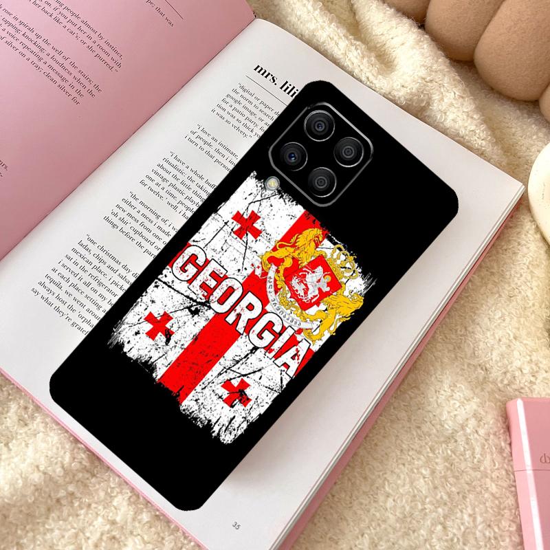 Georgia Flag Case For Samsung Galaxy M12 M14 M11 M13 M15 M06 M16 M36 M56 M31 M53 M32 M52 M35 M55 M34 M54