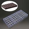 Hard PC DIY Chocolate Maker Mold Ice Cube Candy Tray Baking Tool
