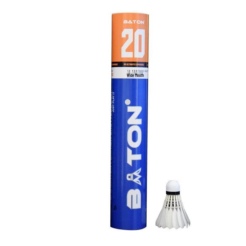 WEZHO 20 Duck Feather Badminton Shuttlecock