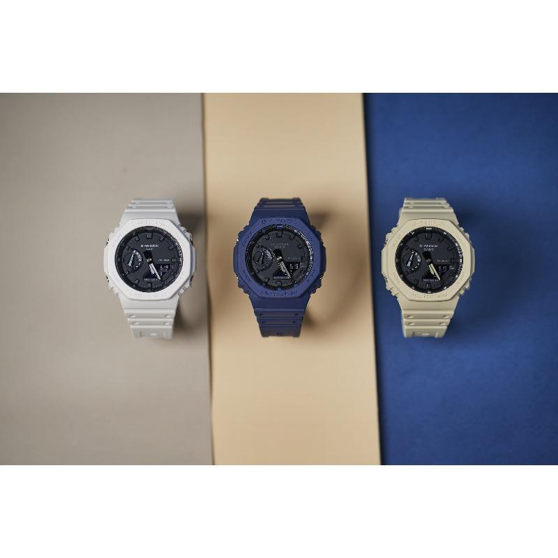 Casio G-SHOCK Men's Resin 200M Water Resistant Analog Shock Resistant Quartz Watch GA-2100-2A