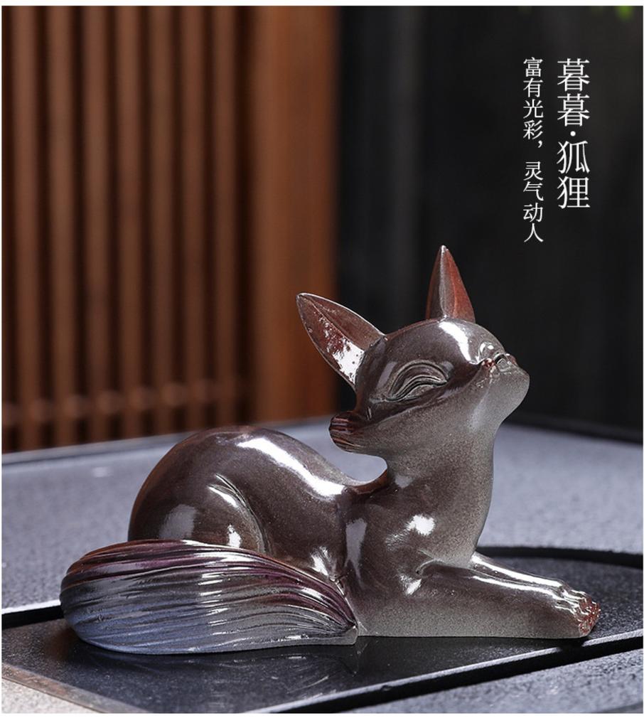 Little Color Changing Tea Pet Ornaments Tea Toy Desktop Decoration Tea Set Tea Accessories