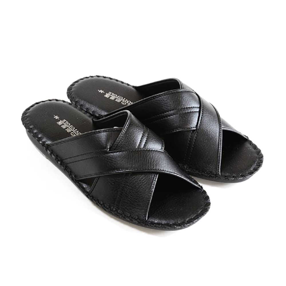 Pansy Indoor Sandals 8102 LL Size Men's Black,