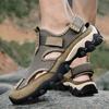 Sommer Atmungsaktive Slipper Herren Taschenkopf Sandalen Hohle Mesh Loch Schuhe Outdoor Rutschfest Leicht Sport Freizeit Strand Schuhe