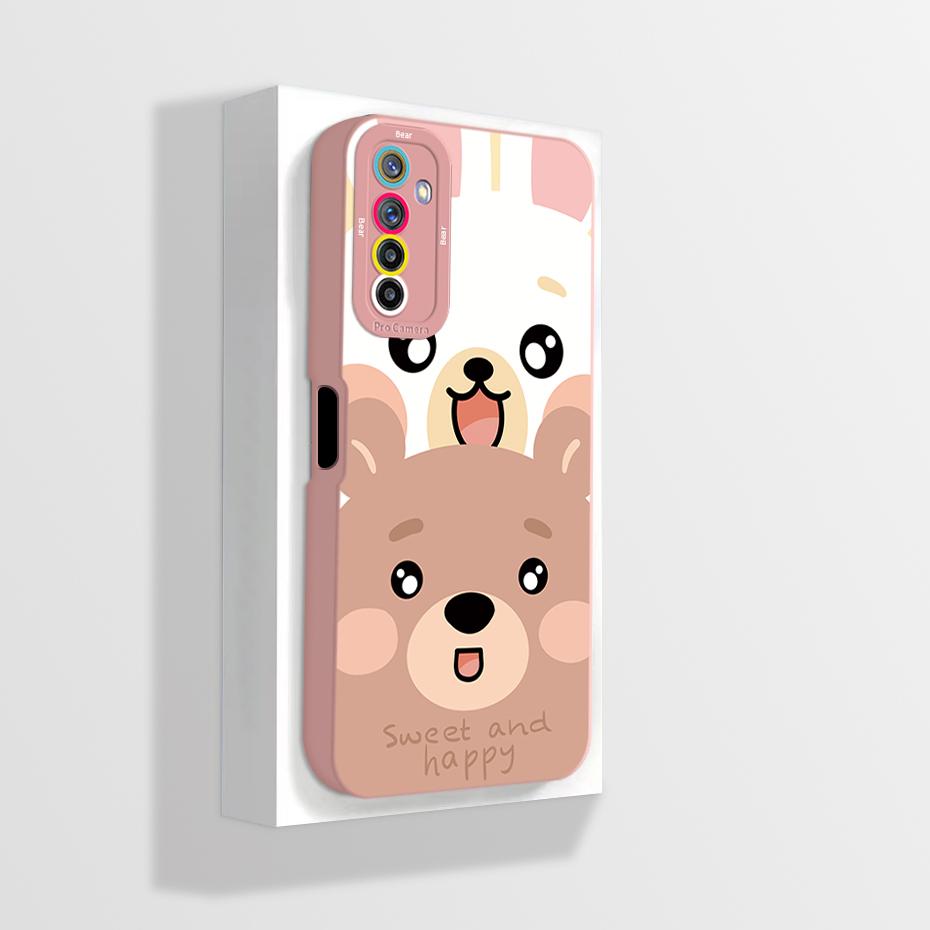 For Realme 6 Pro RMX2063 Case Realme 6 RMX2001 Phone Case Aesthetic Cartoon Astronaut ShockProof Soft Silicone Back Cover Fundas