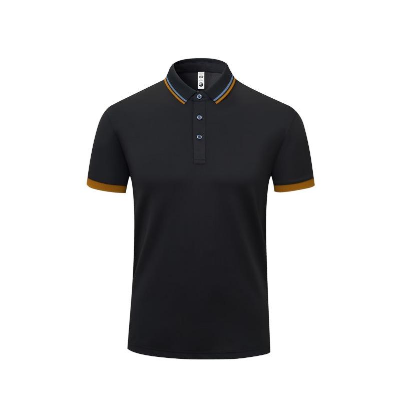 2026 Summer New Polo Shirt High Quality Cotton Men's Short Sleeve Breathable Top Business Casual Polo-shirt for Men