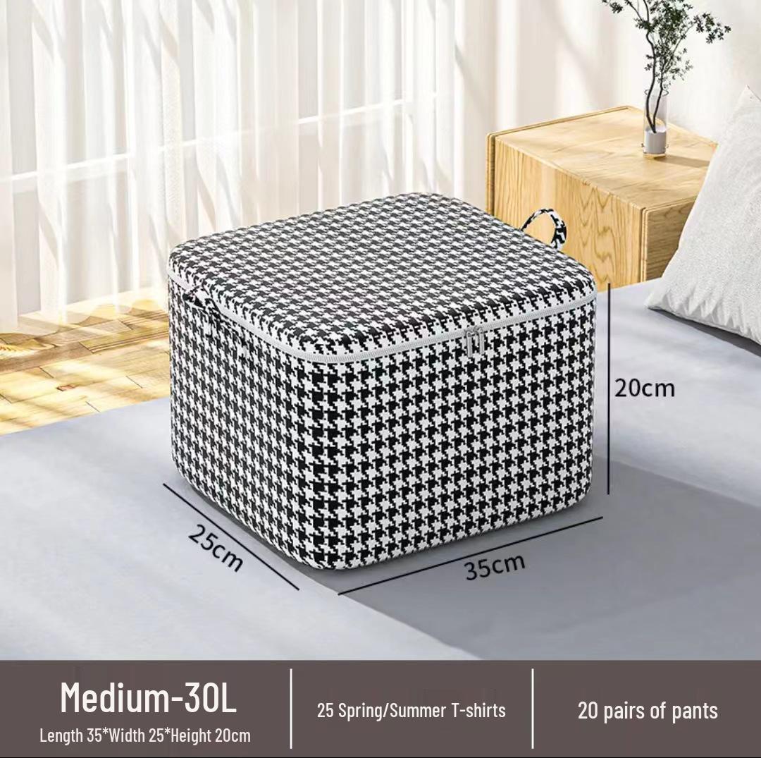 

Клетчатый очень большой складной мешок для хранения одежды и органайзер