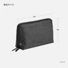 Kokuyo Gadget Pouch BIZRACK Large Dark Gray AMBG-BR201DM
