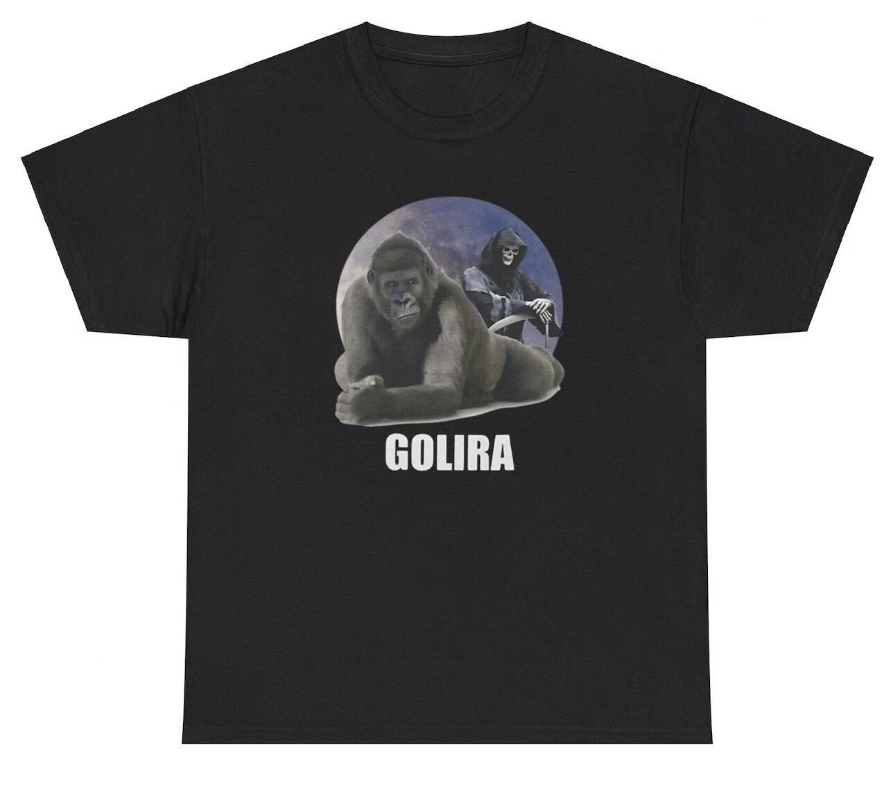 Golira Gorilla Skeleton T Shirt Funny Dank Meme Oddly Specific Animal Tee S
