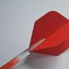 Nationalflaggen Dartflights: Einfarbige Feder-Accessoires.