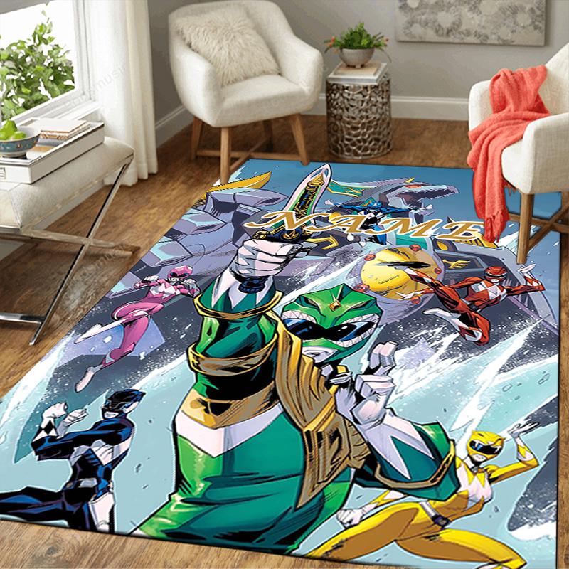 Custom 1Pc Power Rangers Adventure Rug Office Carpet Indoor Outdoor Entrance Doormat Nonslip Soft And Comfortable Living Room D2915213