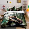 Bear Holding a Fish. Bedding Sets Duvet Cover Sets Duvet Covers Pillowcases(1 * Duvet Cover 2 * Pillowcases Without Duvet Insert)