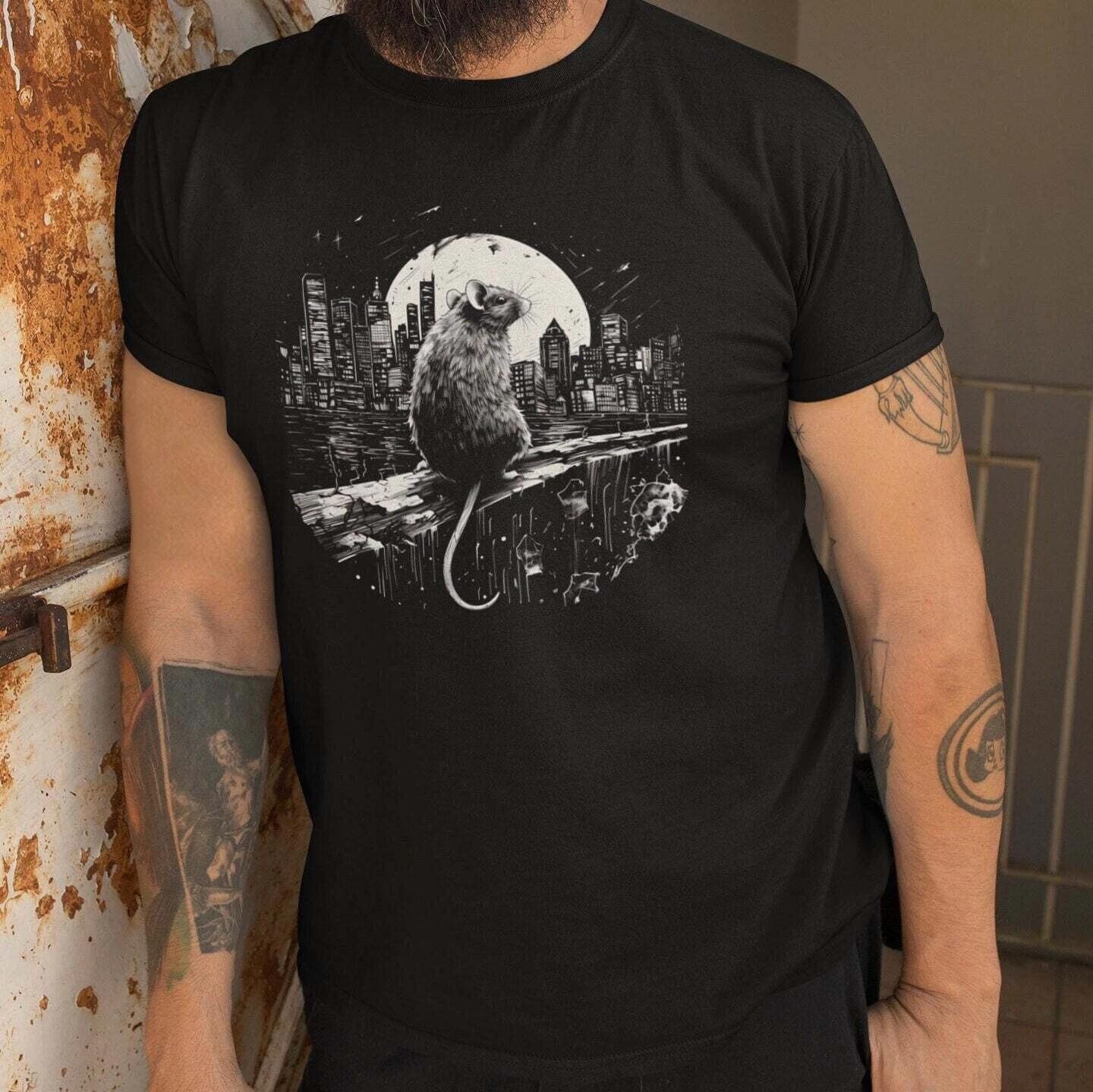 City Rat T-shirt Animal Lover 3XL