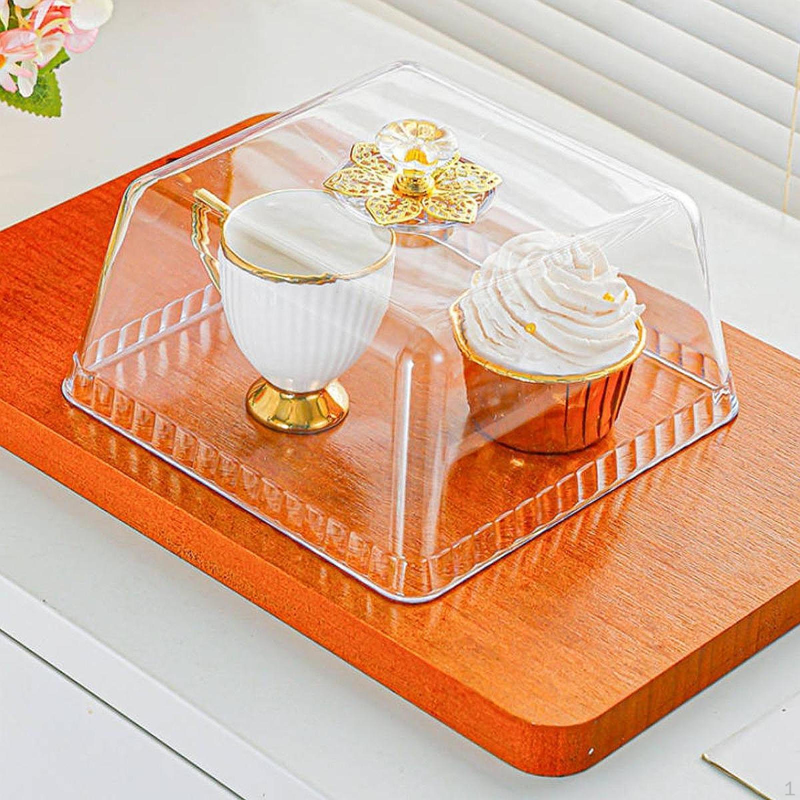 

Крышка-купол для торта для презентации десерта, крышка для еды на мероприятиях Length Width 18 cm