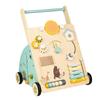 Wooden Baby Stroller Adjustable Interactive for Nursery