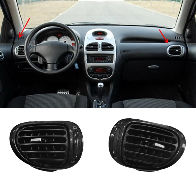 Car Dashboard Air Conditioner Outlet Assembly A/C Outlet Panel Air Outlet Vent Grille Forpeugeot 206 Citroen C2