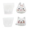 Cats Shape Silicone Mold for Mousse Cake Practical Pudding Dessert Baking Mould Convenient Baking Tool for Muffins