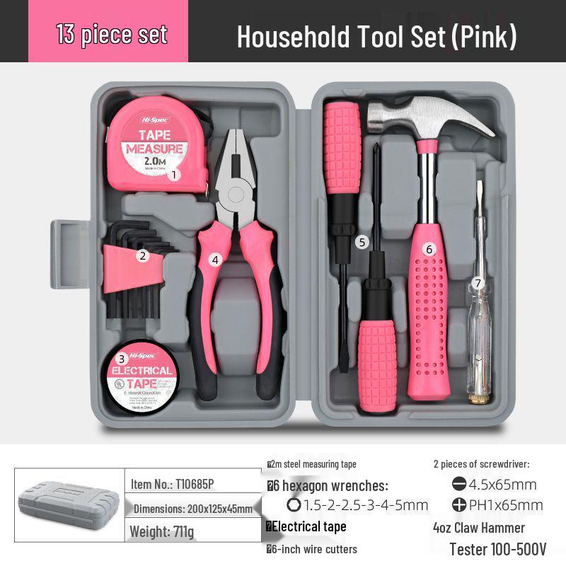 Complete Home Repair Tool Set: Wrench, Screwdriver, Pliers, & More
