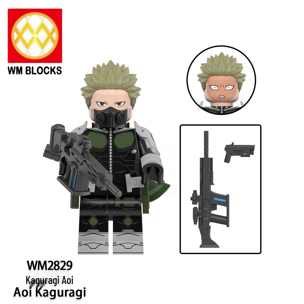 Cartoon Anime Series Monster #8 Building Block Figure Assembly Toy WM6197