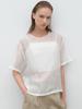 Atelier Nine Uara Crease Ribbon Set Blouse S(Bl-4331)