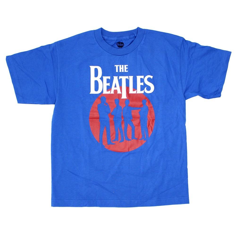 

Boys Beatles Silhouette Circle Tee T-shirt Youth Blue 3XL