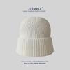 Solid Color Light Version Knitted Hat In Stock Simple and Versatile Warm Woolen Hat  Large Head Circumference Cold Hat