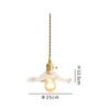 Nordic Sederhana LED Pendant Light Perlengkapan Kamar Tidur Ruang Tamu Bar Berwarna-warni Kaca Lam Gantung Copper Lantern