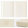 Midori Diary, Hibino Free Diary, A6, 1 Day, 2 Pages, Ivory, 15395006