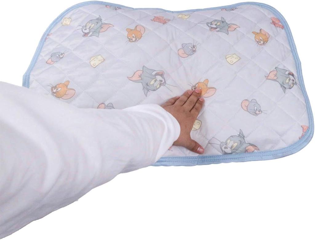 Marushin Cooling Pillow Tom and Jerry Face Cool to the Summer Cooling Pillow for Boys and 4105071300 Cover, Pop, Touch, Girls,
