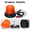 Car Truck Roof Top Warning Light Emergency LED Strobe Light Flashing Beacon with Magnetic Base Accessories 12V 24V -80V
