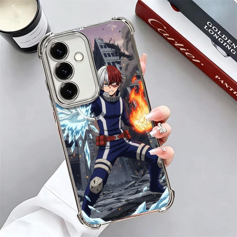 MHA My Hero Todoroki Shoto Soft Phone Case For Samsung A17 A27 A07 A37 A57 A16 A56 A15 A55 A14 A54 A13 A53 A26 A36 A25 A35 A24 A