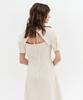 Lugkaeseuteu Caroline Rounded Sleeve Midi Dress_Cream