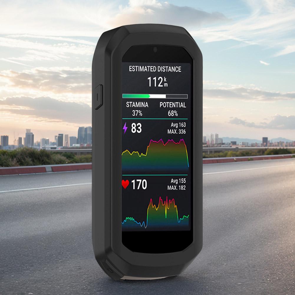 Silicone Case Flexible Soft Bumper Protective Cover Protection Case Cover Protective Cover for Garmin Edge 1050 Accessories