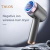 Cordless Hair Dryer 3 Speed Adjustment Rechargeable High Speed Fast Drying Low Noise Portable Travel Outdoor Camping Beach Women Blow Dryer