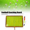 Football Coaching Board Magnetic Board Kit Portable Strategy Coach Board with Marker Pen Chess Pieces Zipper Type