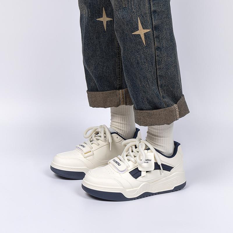 Global Invisible Heightening Board Shoes ZHQ5729 Spring Trend Versatile Velcro Men's Shoes Comfortable Platform Casual Shoes