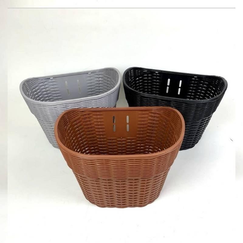 Panier de Guidon Avant de Vélo Amovible Style Vintage Pratique et Pratique