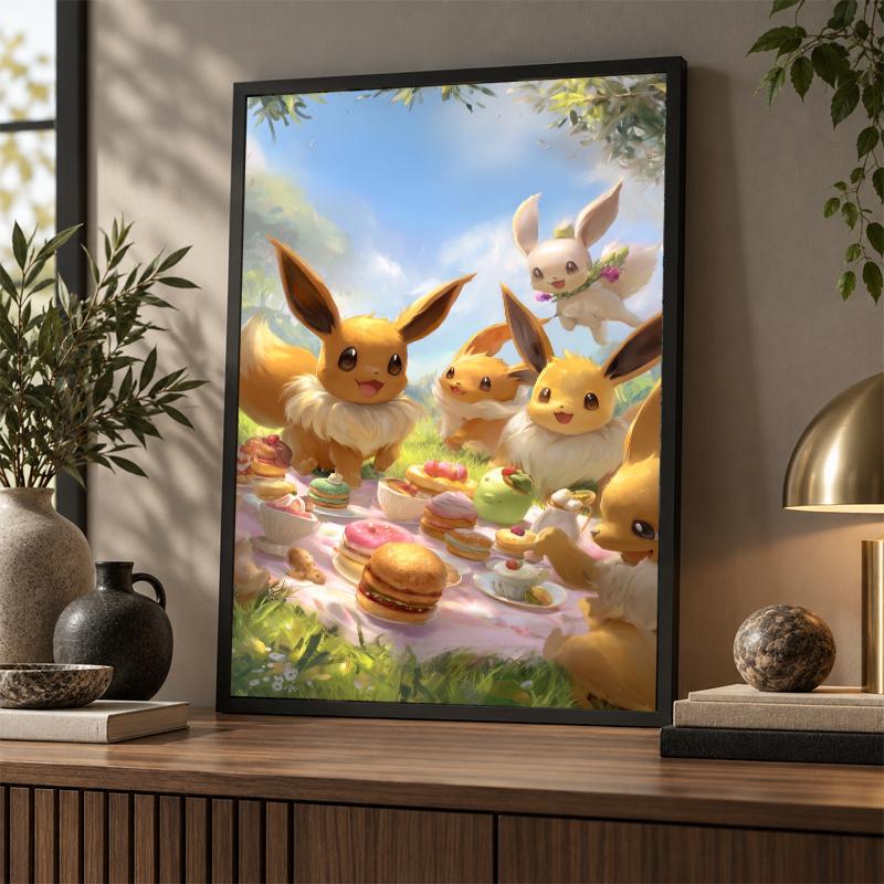 5D Diamond Painting Eevee DIY Full Drill Diamond Art Kit Home Decoration