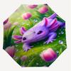 1PC Axolotl Umbrella-8-Rib Reinforced, Automatic Open, Lightweight & Durable, Fashion Accessory for Outdoor, J0376
