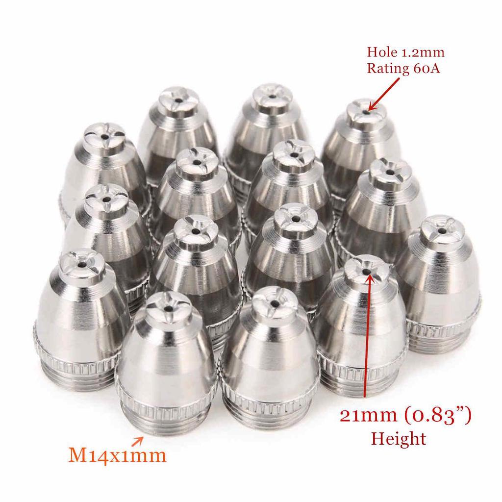 AG60 Munstycke Elektrod Shield Cup Plasma Skärbrännare Förbrukningsmaterial