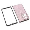 Schutzhülle Kristallhülle Sturzsicher Stoßfest Handyhülle für Oppo Find N2 Pink Glitzer