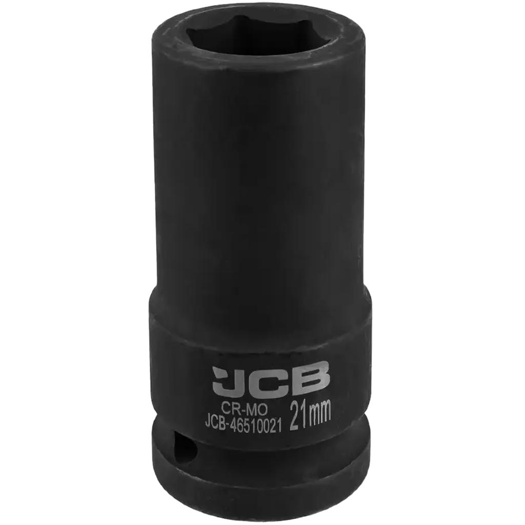 JCB 3/4" Cr-Mo Deep Impact Socket 6-Point 21mm Socket Wrench
