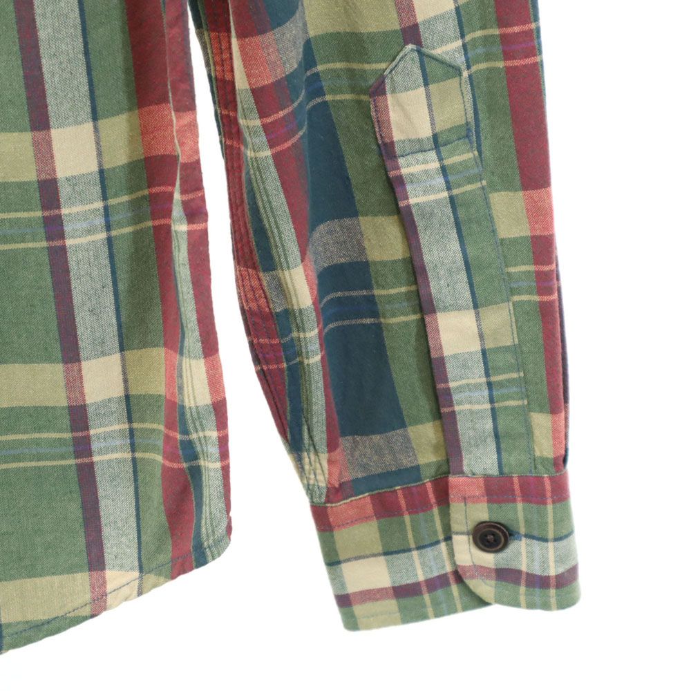 RRL Long Sleeve Check Shirt XS Khaki Men's Used